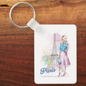 Paris Eiffel Tower sightseeing キーホルダー (正面)