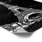 Paris - Eiffel Tower - Vintage Inspired Art ポスター (角)