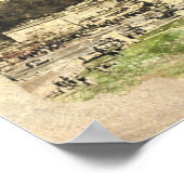 Paris - Eiffel Tower - Vintage Inspired Art ポスター (角)