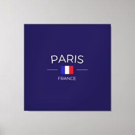 paris en France キャンバスプリント