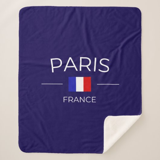 paris en France シェルパブランケット (正面)