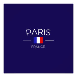 paris en France フォトプリント