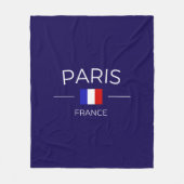 paris en France フリースブランケット (正面)