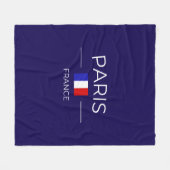 paris en France フリースブランケット (正面(横))