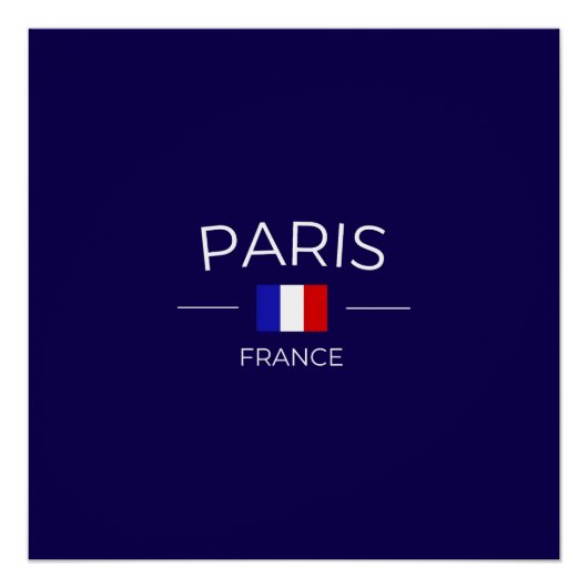 paris en France ポスター (正面)