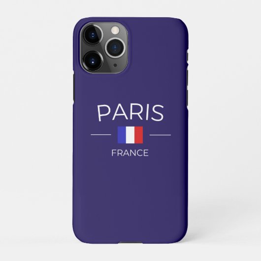 paris en France iPhoneケース (裏面)