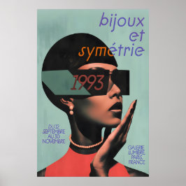 Paris Fashion Exhibition Art Print Bijoux et ポスター
