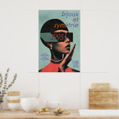 Paris Fashion Exhibition Art Print Bijoux et ポスター (キッチン)