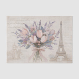 Paris Floral Bouquet Vintage French Ephemera 薄葉紙