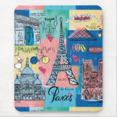 Paris, France マウスパッド (正面)