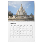 Paris-France Calendar カレンダー (2月 2027)