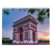 Paris-France Calendar カレンダー (カバー)