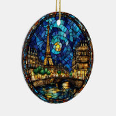 Paris France Eiffel Tower  セラミックオーナメント (右)