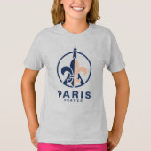 Paris France Europe Tシャツ (正面)