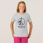 Paris France Europe Tシャツ (正面フル)