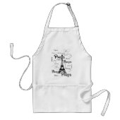 Paris France Gifts and Souvenirs スタンダードエプロン (正面)
