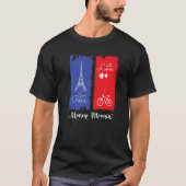Paris France Honeymoon Premium Tシャツ (正面)