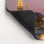 Paris France Postcard Eiffel Tower Mouse Pad Gift マウスパッド (コーナー)