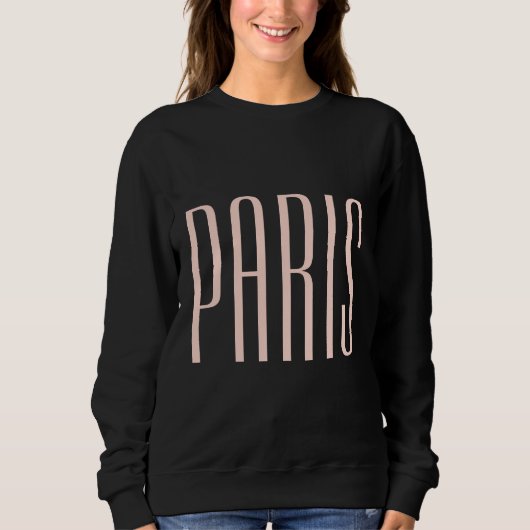 Paris France sweater pastel スウェットシャツ (正面)