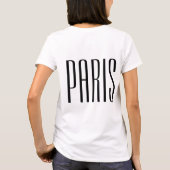 Paris France Tシャツ (裏面)