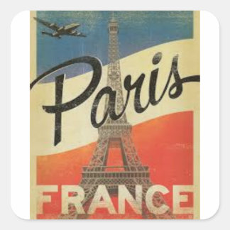 Paris France Vintage スクエアシール