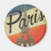 Paris France Vintage マグネット (正面)