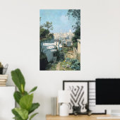 Paris Garden View Poster  City Rooftops, Stoic ポスター (ホームオフィス)