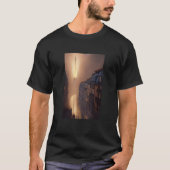 Paris Gothic City Dark Academia Goth Fantasy Tシャツ (正面)