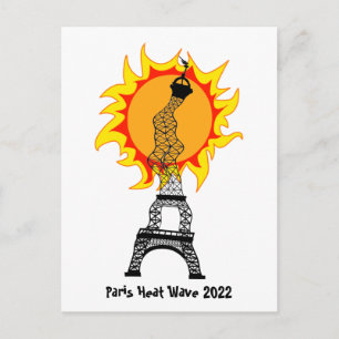Paris Heat Wave 2022ポストカード ポストカード
