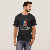 Paris I Love Eiffel Tower France Souvenir French J Tシャツ (正面フル)
