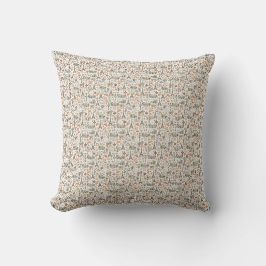 Paris Icons Chic Design クッション (正面)
