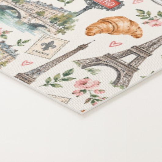 Paris Icons Chic Design ヨガマット (詳細)