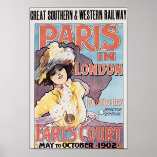 Paris in London Earls Court ポスター