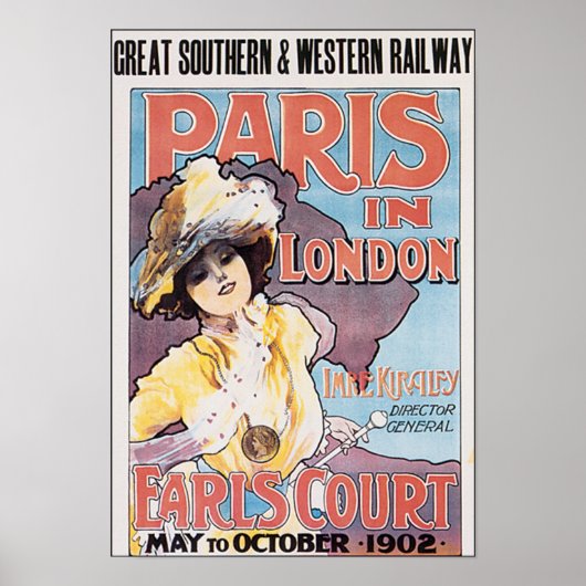 Paris in London Earls Court ポスター (正面)