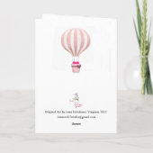 Paris Inspired Birthday Card カード (裏面)
