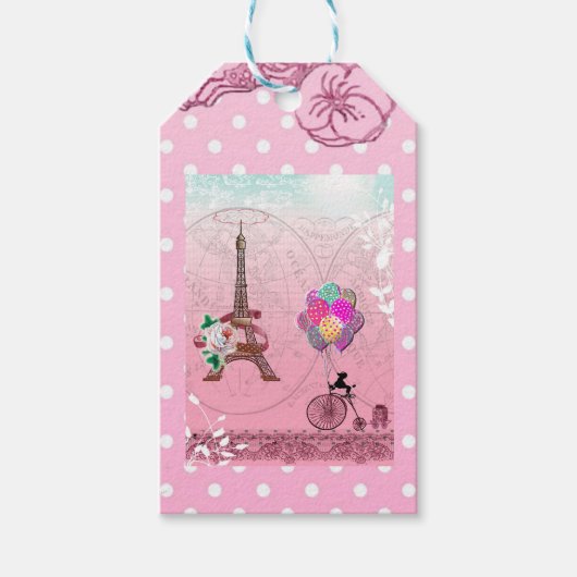 Paris inspired Gift Tag ギフトタグ (正面)