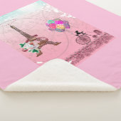 Paris Inspired Sherpa Blanket シェルパブランケット (3/4)