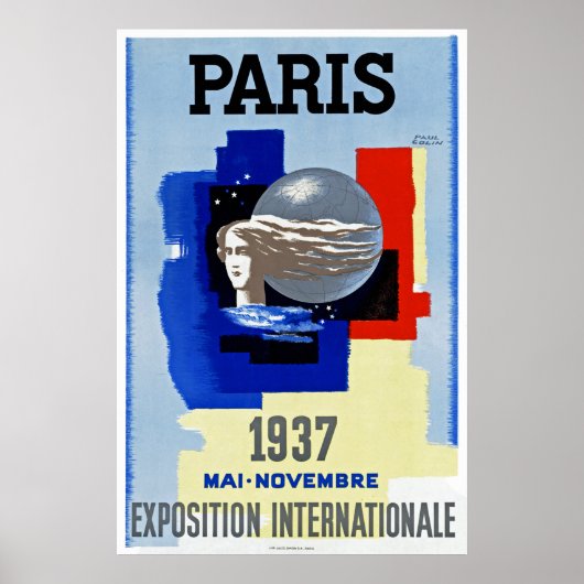 Paris International Exposition ポスター (正面)