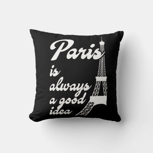 Paris is always a good idea クッション (正面)