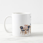 Paris is Always A Good Idea Baguette Table for Two コーヒーマグカップ (左)