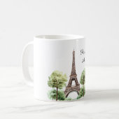 Paris is Always A Good Idea Eiffel Tower コーヒーマグカップ (正面左)