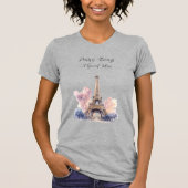 Paris is Always A Good Idea Eiffel Tower Tシャツ (正面)