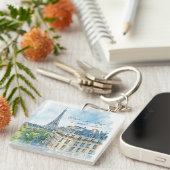 Paris is Always A Good Idea Passport キーホルダー (正面右)