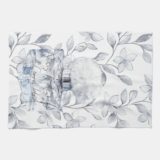 Paris is always a good idea perfume leaves キッチンタオル (横)