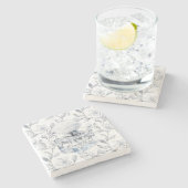 Paris is always a good idea perfume leaves ストーンコースター (横)