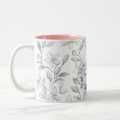 Paris is always a good idea perfume leaves ツートーンマグカップ (左)