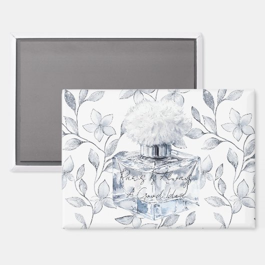 Paris is always a good idea perfume leaves マグネット (正面/裏面)