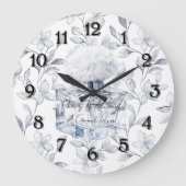 Paris is always a good idea perfume leaves ラージ壁時計 (正面)