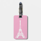 Paris is always a good idea pink ラゲッジタグ (裏面縦)