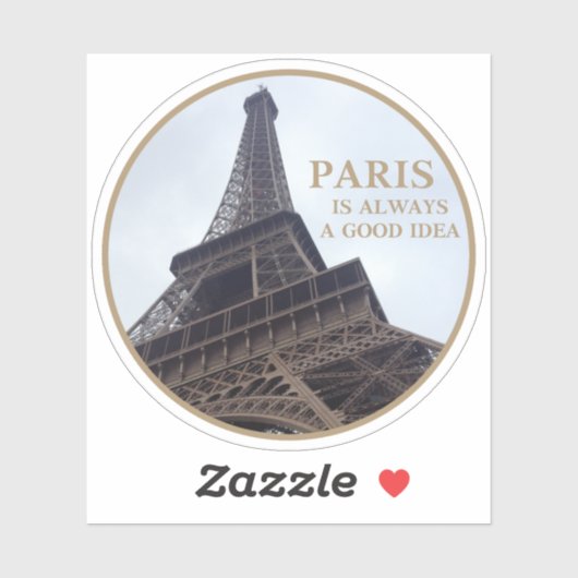 Paris Is Always A Good Idea - v2 シール (シート)